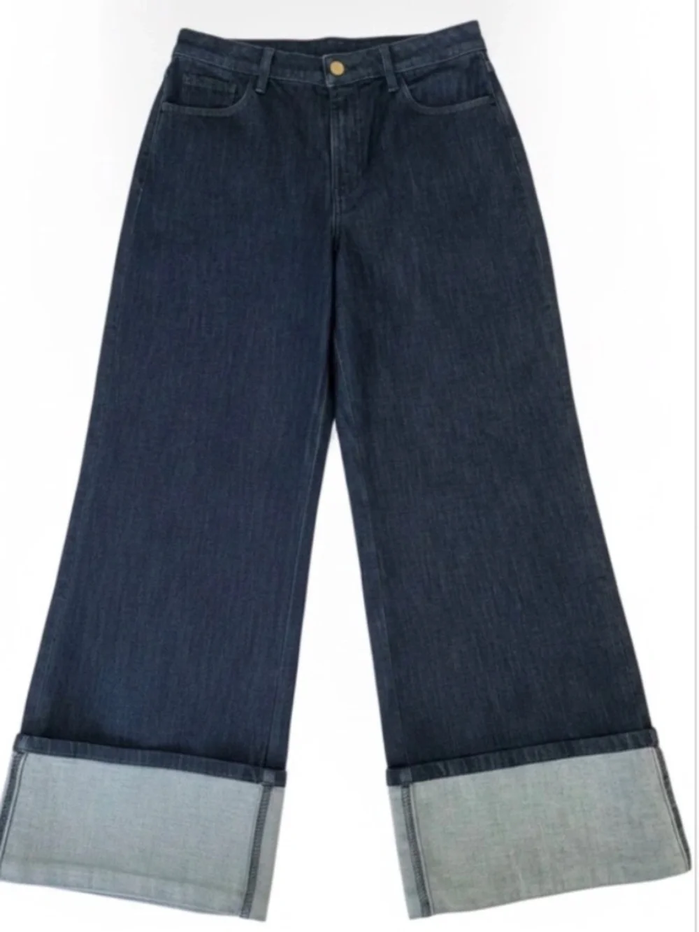 NWT Nine West Cuffed blue jeans 12